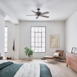 Terra 52 in. Indoor Antique Pewter Downrod Mount Ceiling Fan with Pull Chain by KICHLER 12 Terra 52 in. Indoor Antique Pewter Downrod Mount Ceiling Fan with Pull Chain by KICHLER -Kichler Sales antique pewter kichler ceiling fans without lights 330247bap 1f 1000