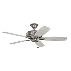 Terra 52 in. Indoor Antique Pewter Downrod Mount Ceiling Fan with Pull Chain by KICHLER 11 Terra 52 in. Indoor Antique Pewter Downrod Mount Ceiling Fan with Pull Chain by KICHLER -Kichler Sales antique pewter kichler ceiling fans without lights 330247bap c3 1000