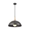 Fira 18 in. 1-Light Anvil Iron and Beech Vintage Dome Kitchen Pendant Hanging Light by KICHLER 1 Fira 18 in. 1-Light Anvil Iron and Beech Vintage Dome Kitchen Pendant Hanging Light by KICHLER -Kichler Sales anvil iron kichler chandeliers 52477avi 64 1000