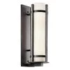 Camden 22.5 in. 2-Light Anvil Iron Outdoor Light Wall Sconce with Opal Etched Glass (1-Pack) by KICHLER -Kichler Sales anvil iron kichler outdoor sconces 49121avi 64 1000