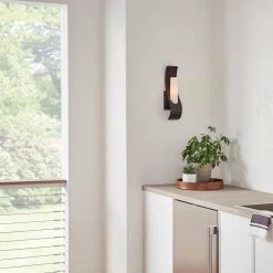 Zolder 17 in. 1-Light Architectural Bronze Outdoor Light Halogen Wall Sconce with Satin Etched Cased Opal Glass (1-Pack) by KICHLER -Kichler Sales architectural bronze kichler outdoor sconces 49149az fa 1000