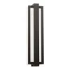 Sedo 24.25 in. 1-Light Architectural Bronze Outdoor Light Integrated LED Wall Sconce w/ Polycarbonate Diffuser (1-Pack) by KICHLER -Kichler Sales architectural bronze kichler outdoor sconces 49435az 64 1000
