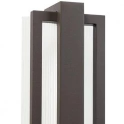 Sedo 24.25 in. 1-Light Architectural Bronze Outdoor Light Integrated LED Wall Sconce w/ Polycarbonate Diffuser (1-Pack) by KICHLER -Kichler Sales architectural bronze kichler outdoor sconces 49435az c3 1000