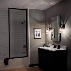 Lyndon 1-Light Architectural Bronze Wall Sconce Outdoor Light with Clear Seeded Glass (1-Pack) by KICHLER -Kichler Sales architectural bronze kichler outdoor sconces 49444az fa 1000