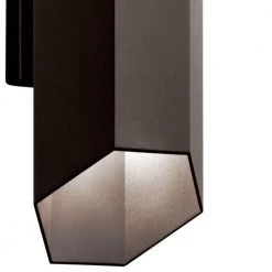Estella 2-Light Textured Architectural Bronze Integrated LED Outdoor Light Wall Sconce (1-Pack) by KICHLER -Kichler Sales architectural bronze kichler outdoor sconces 49608aztled c3 1000