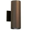 Independence 12 in. 2-Light Architectural Bronze Outdoor Light Wall Cylinder (1-Pack) by KICHLER -Kichler Sales architectural bronze kichler outdoor sconces 9244az 64 1000