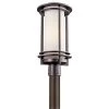 Pacific Edge 1-Light Architectural Bronze Outdoor Lamp Post Light with Satin Etched Cased Opal Glass (1-Pack) by KICHLER 2 Pacific Edge 1-Light Architectural Bronze Outdoor Lamp Post Light with Satin Etched Cased Opal Glass (1-Pack) by KICHLER -Kichler Sales architectural bronze kichler post light sets 49349az 64 1000