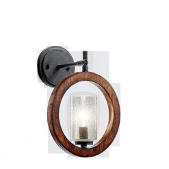 Grand Bank 1-Light Auburn Stain Farmhouse Kitchen Mini Pendant Hanging Light by KICHLER -Kichler Sales auburn stain kichler pendant lights 43189aub c3 1000