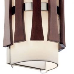 Cirus 2-Light Auburn Stained Hallway Indoor Wall Sconce by KICHLER -Kichler Sales auburn stained kichler wall sconces 43756aub c3 1000