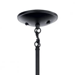 Shailene 3-Light Black Transitional Dining Room Mini Chandelier with Satin Etched Glass Shade by KICHLER -Kichler Sales black kichler chandeliers 43670bk 1f 1000