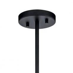 Crosby 3-Light Black Convertible Chandelier with Clear Glass Shades by KICHLER -Kichler Sales black kichler chandeliers 43997bk 44 1000