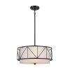 Birkleigh 18 in. 3-Light Black Art Deco Kitchen Convertible Pendant Hanging Light/Semi Flush by KICHLER 1 Birkleigh 18 in. 3-Light Black Art Deco Kitchen Convertible Pendant Hanging Light/Semi Flush by KICHLER -Kichler Sales black kichler chandeliers 52075bk 64 1000