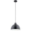 Zailey 12.5 in. 1-Light Black Contemporary Kitchen Pendant Hanging Light by KICHLER -Kichler Sales black kichler chandeliers 52153bk 64 1000