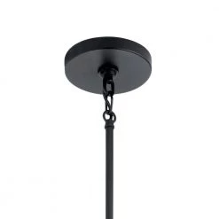 Armand 4-Light Black with Bronze Accent Candlestick Contemporary Foyer Pendant Hanging Light by KICHLER -Kichler Sales black kichler chandeliers 52351bk 1f 1000