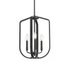 Ettore 14 in. 3-Light Black Candlestick Contemporary Kitchen Pendant Hanging Light by KICHLER -Kichler Sales black kichler chandeliers 82357 64 1000