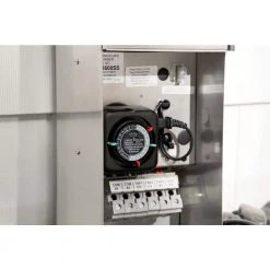 Black Outdoor Mechanical Timer for Transformer (1-Pack) by KICHLER -Kichler Sales black kichler outdoor lighting accessories 15557bk 1f 1000