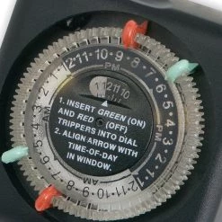 Black Outdoor Mechanical Timer for Transformer (1-Pack) by KICHLER -Kichler Sales black kichler outdoor lighting accessories 15557bk 4f 1000