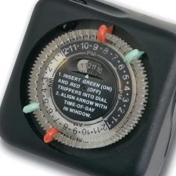 Black Outdoor Mechanical Timer for Transformer (1-Pack) by KICHLER -Kichler Sales black kichler outdoor lighting accessories 15557bk c3 1000