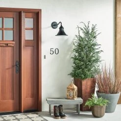 Northland 1-Light Black Outdoor Light Wall Sconce (1-Pack) by KICHLER -Kichler Sales black kichler outdoor sconces 49775bk 1f 1000