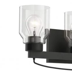 Vendana 20.5 in. 3-Light Black Bathroom Vanity Light by KICHLER -Kichler Sales black kichler vanity lighting 37524 44 1000