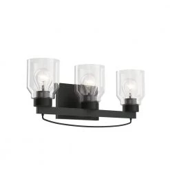 Vendana 20.5 in. 3-Light Black Bathroom Vanity Light by KICHLER