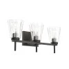 Renslow 21 in. 3-Light Black Bathroom Vanity Light by KICHLER -Kichler Sales black kichler vanity lighting 37526 64 1000