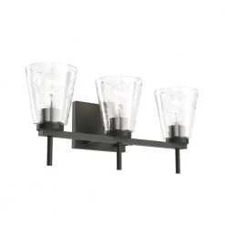 Renslow 21 in. 3-Light Black Bathroom Vanity Light by KICHLER