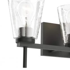 Renslow 21 in. 3-Light Black Bathroom Vanity Light by KICHLER -Kichler Sales black kichler vanity lighting 37526 c3 1000