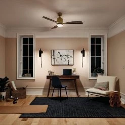 Trentino 1-Light Black Bedroom Indoor Wall Sconce by KICHLER -Kichler Sales black kichler wall sconces 52165bk fa 1000