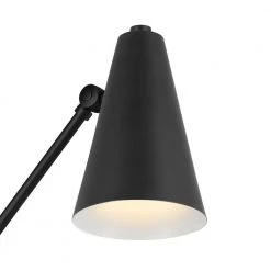 Sylvia 19.75 in. 1-Light Black Office Indoor Wall Sconce by KICHLER -Kichler Sales black kichler wall sconces 52485bkb 44 1000