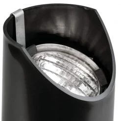 PAR36 Black 12-Volt Low Voltage Weather Resistant Well Light Drop-In with No Bulbs Included by KICHLER -Kichler Sales black kichler well lights 15088bk 4f 1000