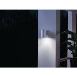 Independence 7 in. 1-Light Brushed Aluminum Outdoor Light Wall Sconce (1-Pack) by KICHLER -Kichler Sales brushed aluminum kichler outdoor sconces 9234ba 44 1000