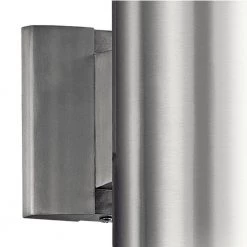 Independence 7 in. 1-Light Brushed Aluminum Outdoor Light Wall Sconce (1-Pack) by KICHLER -Kichler Sales brushed aluminum kichler outdoor sconces 9234ba 4f 1000