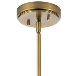 Nye 6-Light Brushed Natural Brass Transitional Dining Room Chandelier with Clear Glass Shade by KICHLER -Kichler Sales brushed natural brass kichler chandeliers 52314bnb 1f 1000