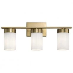Ciona 24 in. 3-Light Brushed Natural Brass Bathroom Vanity Light with Round Ribbed Glass by KICHLER 13 Ciona 24 in. 3-Light Brushed Natural Brass Bathroom Vanity Light with Round Ribbed Glass by KICHLER -Kichler Sales brushed natural brass kichler vanity lighting 55112bnb c3 1000