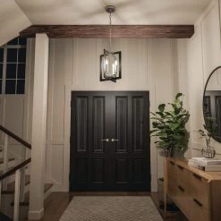 Pendroy 4-Light Brushed Nickel and Black Industrial Pendant by KICHLER -Kichler Sales brushed nickel and black kichler chandeliers 82382 d4 1000