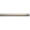 Independence 24 in. Brushed Nickel Dual Threaded Ceiling Fan Extension Downrod by KICHLER -Kichler Sales brushed nickel kichler ceiling fan downrods 360002ni 64 1000