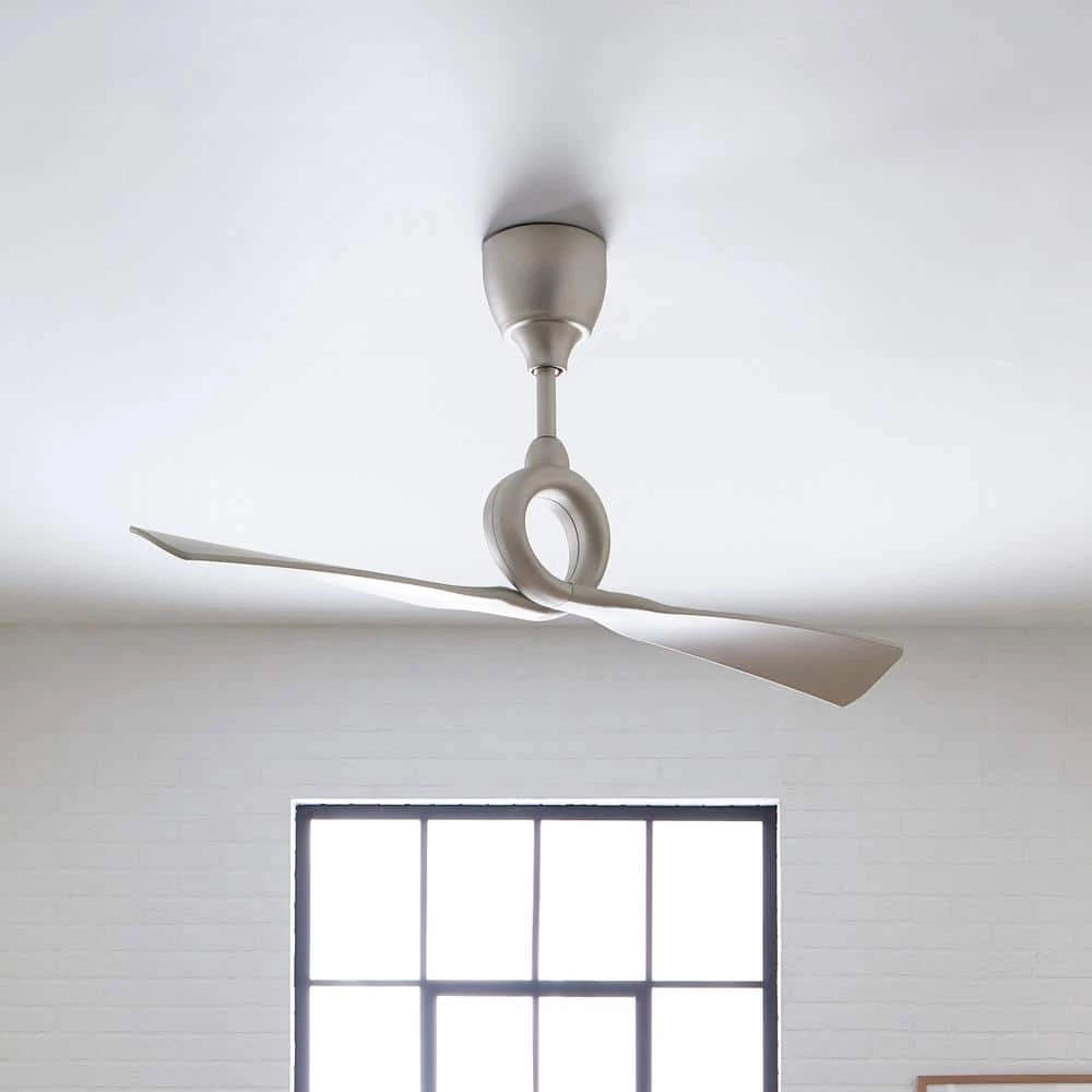 Link 54 in. Indoor Brushed Nickel Flush Mount Ceiling Fan with Remote Control by KICHLER 7 Link 54 in. Indoor Brushed Nickel Flush Mount Ceiling Fan with Remote Control by KICHLER - Image 5