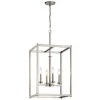 Crosby 4-Light Brushed Nickel Contemporary Foyer Pendant Hanging Light by KICHLER -Kichler Sales brushed nickel kichler chandeliers 43998ni 64 1000