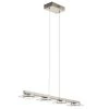 Elan Azenda 75-Watt Integrated LED Brushed Nickel Contemporary Dining Room Linear Hanging Light Pendant by KICHLER -Kichler Sales brushed nickel kichler chandeliers 83945 64 1000