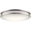 Independence 17.75 in. Brushed Nickel Integrated LED Hallway Round Flush Mount Ceiling Light by KICHLER 2 Independence 17.75 in. Brushed Nickel Integrated LED Hallway Round Flush Mount Ceiling Light by KICHLER -Kichler Sales brushed nickel kichler flush mount lights 10786niled 64 1000