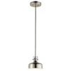 7 in. 1-Light Integrated LED Brushed Nickel Transitional Kitchen Mini Pendant Hanging Light by KICHLER -Kichler Sales brushed nickel kichler pendant lights 11301niled 64 1000