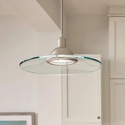 Galaxie 22.5 in. 1-Light Brushed Nickel Contemporary Kitchen Mini Pendant Hanging Light by KICHLER -Kichler Sales brushed nickel kichler pendant lights 2640ni fa 1000
