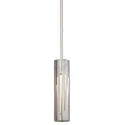 3 in. 1-Light Integrated LED Brushed Nickel Contemporary Kitchen Mini Pendant Hanging Light by KICHLER
