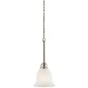 Tanglewood 1-Light Brushed Nickel Traditional Kitchen Mini Pendant Hanging Light by KICHLER -Kichler Sales brushed nickel kichler pendant lights 42901ni 64 1000