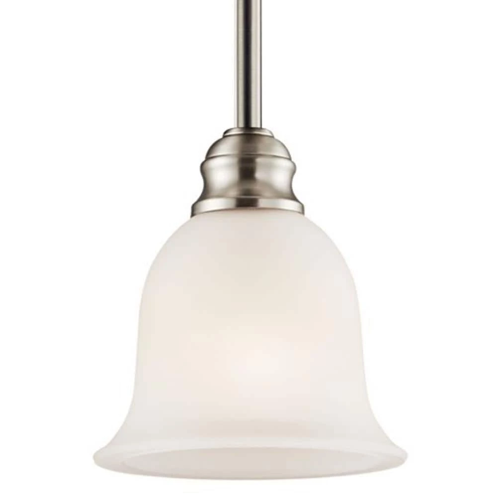 Tanglewood 1-Light Brushed Nickel Traditional Kitchen Mini Pendant Hanging Light by KICHLER 4 Tanglewood 1-Light Brushed Nickel Traditional Kitchen Mini Pendant Hanging Light by KICHLER - Image 2