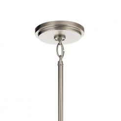 Armida 1-Light Brushed Nickel Transitional Kitchen Mini Pendant Hanging Light with Satin Etched White Glass by KICHLER -Kichler Sales brushed nickel kichler pendant lights 43077ni fa 1000