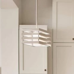 Realta 1-Light Brushed Nickel Contemporary Kitchen Mini Pendant Hanging Light by KICHLER -Kichler Sales brushed nickel kichler pendant lights 43688ni fa 1000