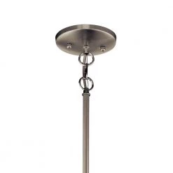 Crystal Ball 1 Light Bushed Nickel Tiffany Transitional Kitchen Mini Pendant Hanging Light with Blue Mosaic Glass by KICHLER -Kichler Sales brushed nickel kichler pendant lights 65408 1f 1000