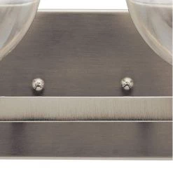 Harmony 7.75 in. 2-Light Brushed Nickel Bathroom Vanity Light with Clear Glass Shade by KICHLER 10 Harmony 7.75 in. 2-Light Brushed Nickel Bathroom Vanity Light with Clear Glass Shade by KICHLER -Kichler Sales brushed nickel kichler vanity lighting 45893ni 1f 1000
